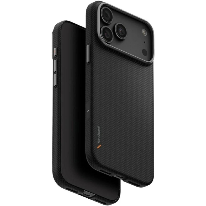 Dėklas UNIQ Keva EDGE, skirtas iPhone 18 Pro Max / 17 Pro Max, Magclick Charging, juodos spalvos – 3