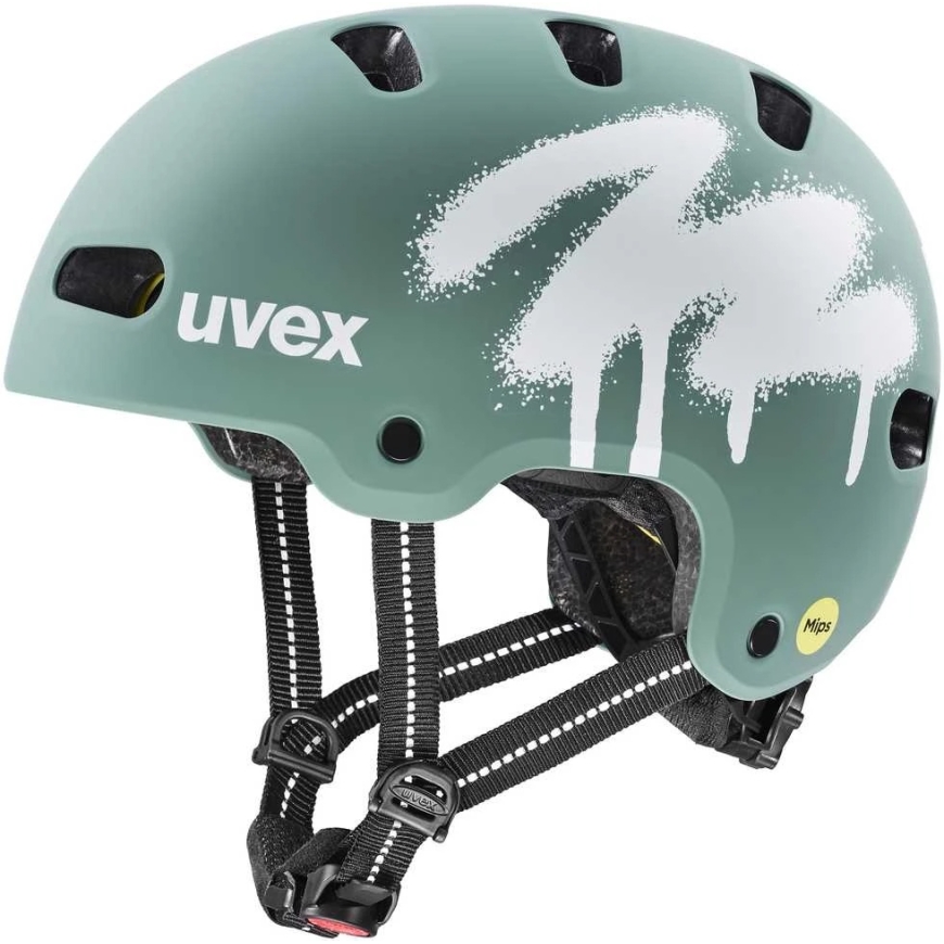 Uvex kid 4 style MIPS -kypärä spray sage vihreä matt-55-58CM – 5