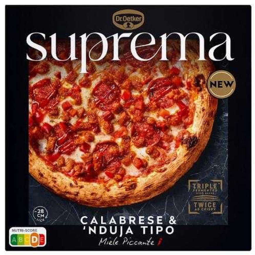 Frozen SUPREMA Calabrese Nduja Pizza, 520g