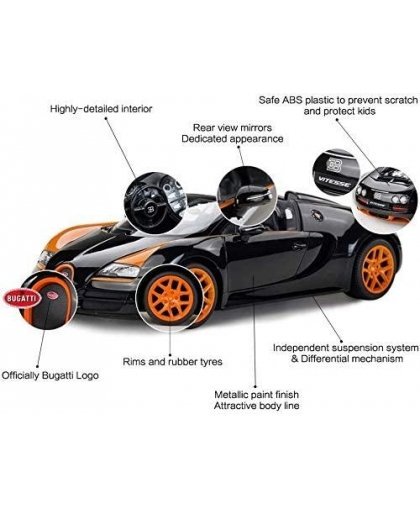 RASTAR 1:24 RC car model operated by Bugatti Grand Sport Vitesse (WRC), 47000 – 13