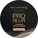 „Max Factor Facefinity Pro Blur Longwear“ fiksuojanti pudra, permatoma „Max Factor Facefinity Pro Blur Longwear“ fiksuojanti pudra, permatoma