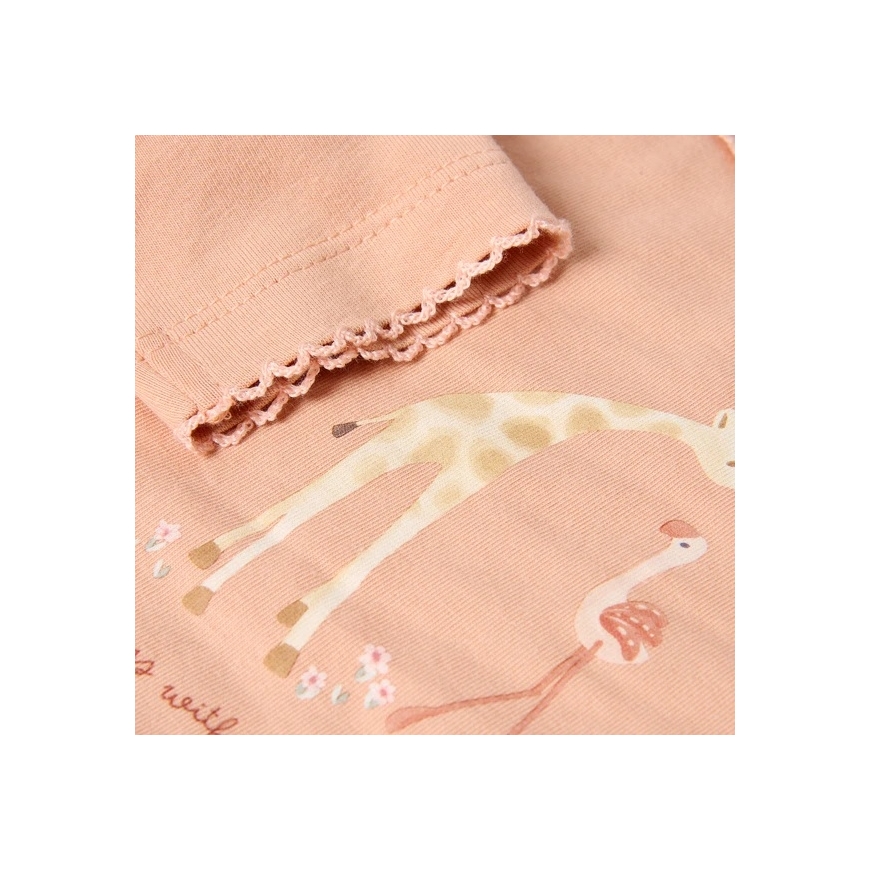 Little Dutch Kahekohaline Püjamad 'Safari Flamingo Sügav Roosa' 98/104 – 2