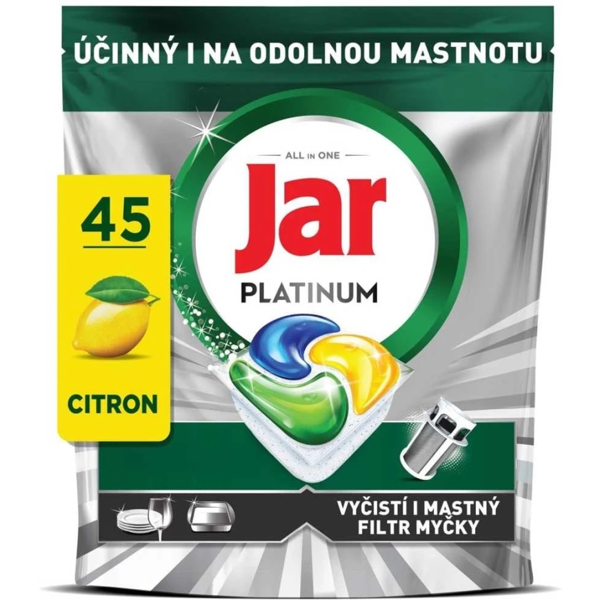 JAR indų plovimo kapsulės Platinum 45 vnt.