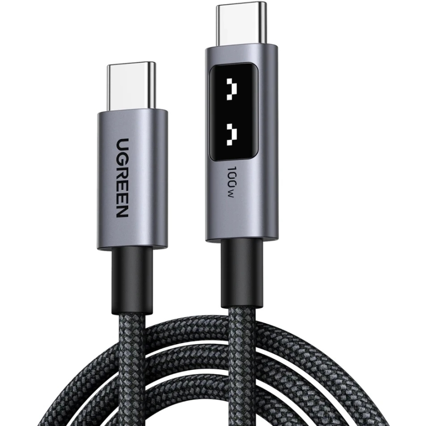 UGREEN Uno USB-C to USB-C Cable, Power Delivery (PD), 5A / up to 100W Fast Charging, 2 m