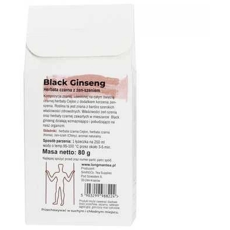 Long Man Tea Long Man tea - Black Ginseng - Loose Leaf Tea - 80g – 2