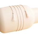 Mummy Bell Zīda virvīte - nolietota rozā 130 cm Mummy Bell Zīda virvīte - nolietota rozā 130 cm