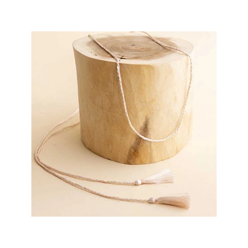 Mummy Bell Šilkinė virvelė - sendinta rožinė 130 cm – 2