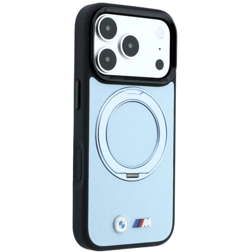 BMW Kevlarist ringikinnitus 360 MagSafe korraldaja iPhone 18 Pro Max / 17 Pro Max jaoks, sinine – 5