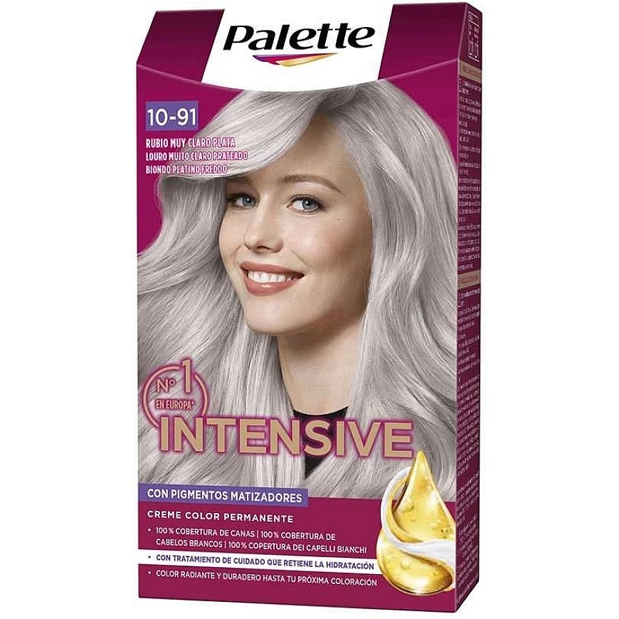 PALETTE INTENSIVE värv 10.91-Äärmiselt hele hõbe heledele juustele 1 tk