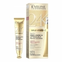 Eveline Cosmetics Eveline EVELINE 24K zelta un C vitamīna sauļošanās krēms, 15 ml Eveline Cosmetics Eveline EVELINE 24K zelta un C vitamīna sauļošanās krēms, 15 ml