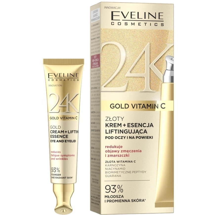 Eveline Cosmetics Eveline EVELINE 24K zelta un C vitamīna sauļošanās krēms, 15 ml – 3