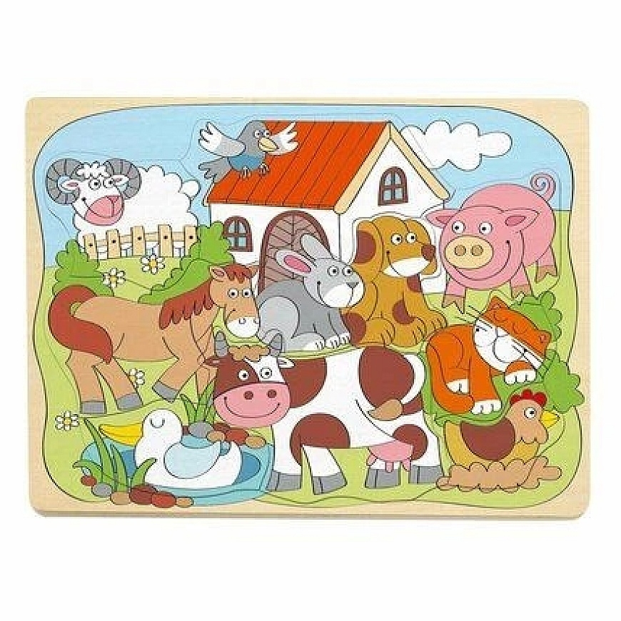 Puzzle Puzzle board WOODYLAND Wes.animals.home91929 19291