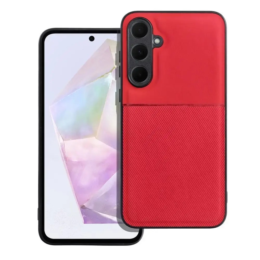 NOBLE puhelinsuojus Samsung Galaxy A35:lle punainen