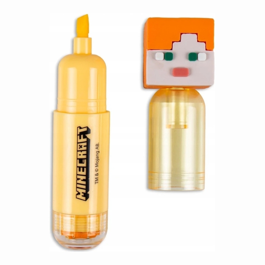 KIDS Minecraft Markers + Stamps Set 4 pcs Creeper TNT Alex Steve / Mc00058 (SB11936) – 5