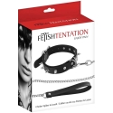 Fetish Tentation Choker Spikes and Leash apykaklė su ilgu pavadėliu Fetish Tentation Choker Spikes and Leash apykaklė su ilgu pavadėliu