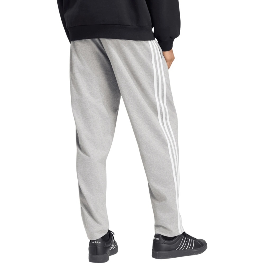 Мужские брюки adidas Essentials 3-Stripes Single Jersey Tapered Open Hem серые KY4215 (S) – 3