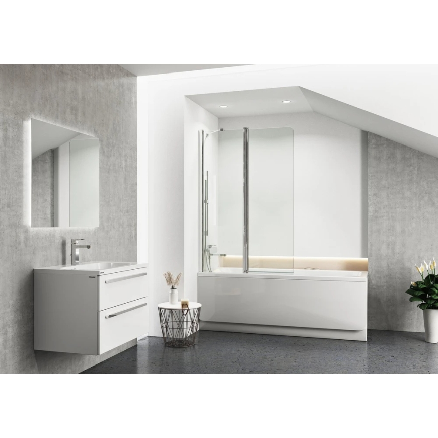 Taisnstūra vanna Ravak Chrome, 180x80 – 3