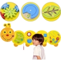 Viga Toys VIGA suuri puinen aktiviteettitaulu Hämähäkki