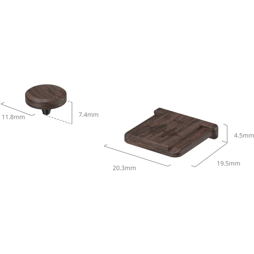 Protective cover digiCAP SmallRig hot shoe cover for FUJIFILM cameras (black wood) (6240) – 2