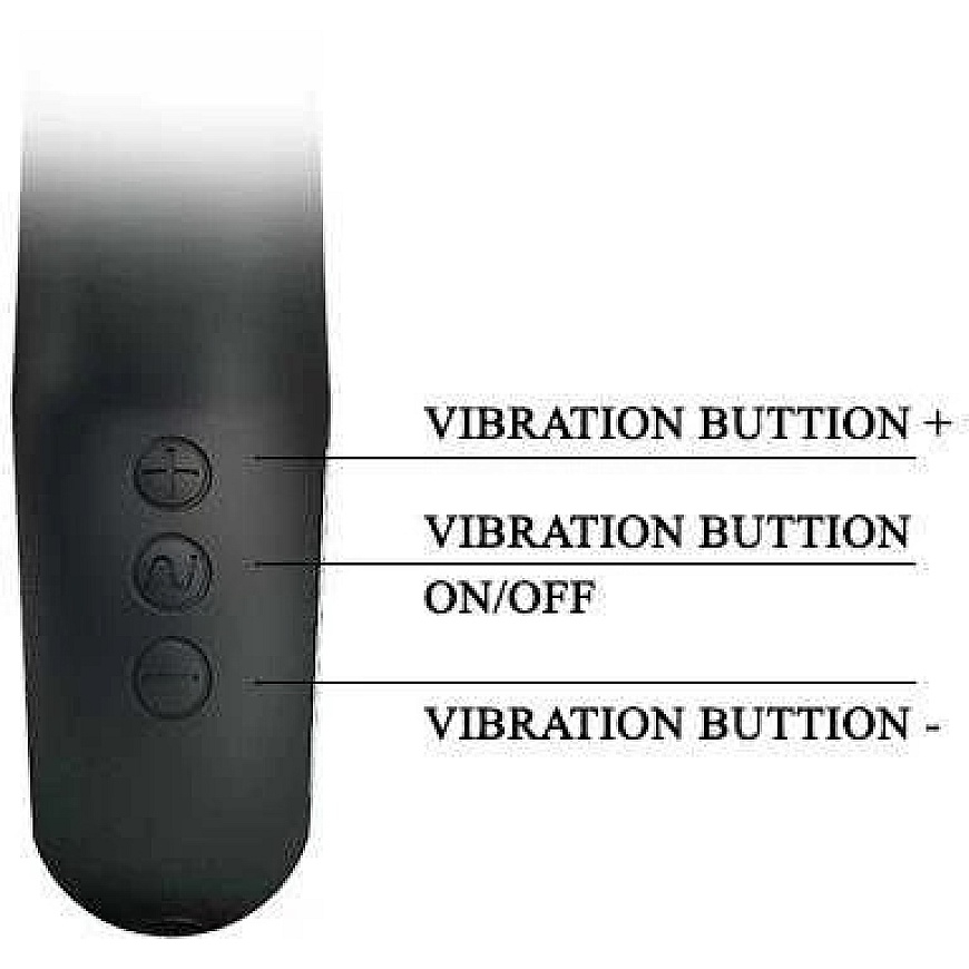 Pretty Love daudzfunkcionāls vibrators ar stimulātoru 7 režīmi 19cm – 3