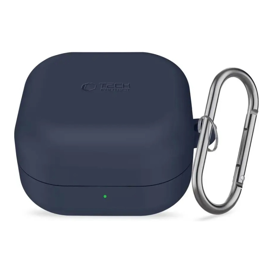 TECH-PROTECT SILIKONIKOUKKU SAMSUNG GALAXY BUDS 4 / 4 PRO LAIVASTONSININEN – 2