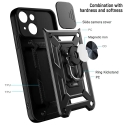 Slide Camera Armor -puhelinsuoja iPhone 17 Pro Max musta Slide Camera Armor -puhelinsuoja iPhone 17 Pro Max musta