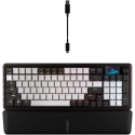 Corsair VANGUARD 96 Spēļu Tastatūra, Mehāniskā, RGB, 8,000 Hz - MLX Plasma Slēdži, ISO (DE), Melna/Balta Corsair VANGUARD 96 Spēļu Tastatūra, Mehāniskā, RGB, 8,000 Hz - MLX Plasma Slēdži, ISO (DE), Melna/Balta