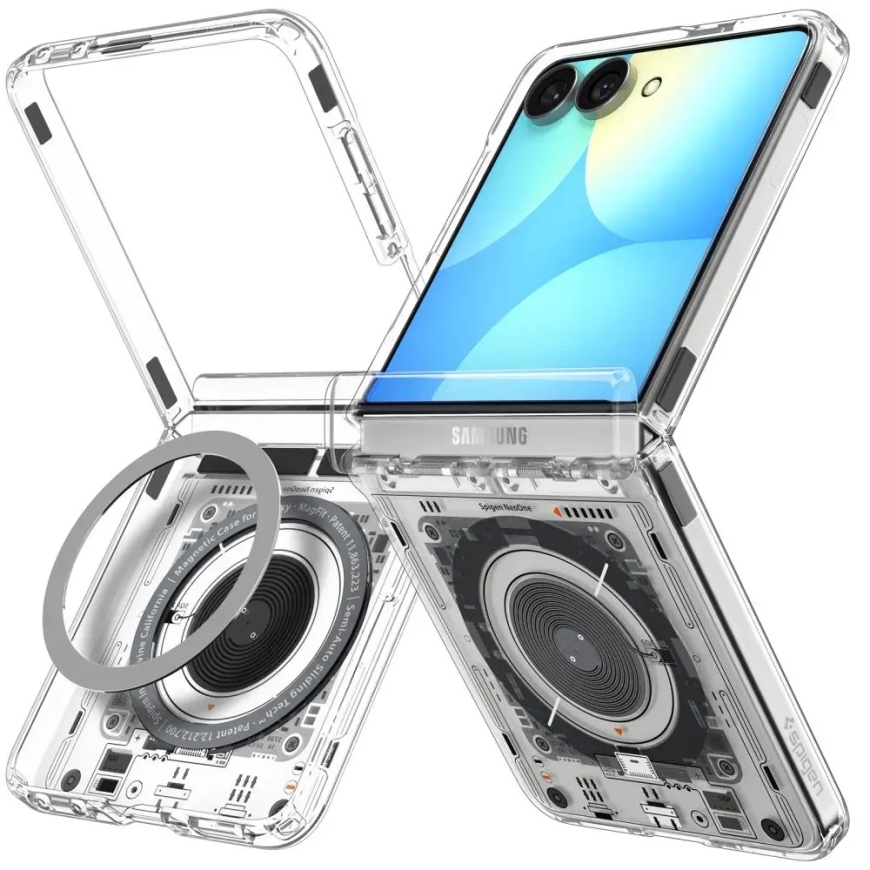 Spigen Ultra Hybrid Pro telefono dėklas su MagSafe palaikymu Samsung Galaxy Z Flip 8 (F776) – 2