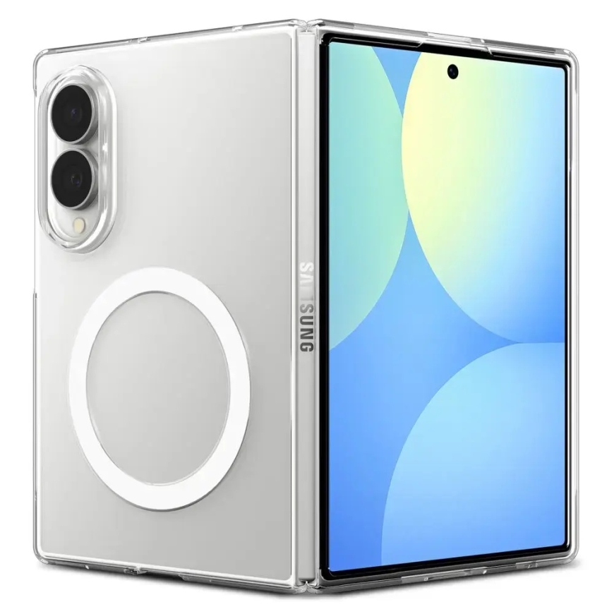 Spigen AirSkin telefono dėklas su MagSafe palaikymu Samsung Galaxy Z Fold 8 (F971) baltas – 2