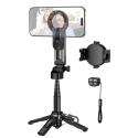 Live-teline Hoco magneettisella ja universaalilla pidikkeellä kaukosäätimellä K27 PRO musta Live-teline Hoco magneettisella ja universaalilla pidikkeellä kaukosäätimellä K27 PRO musta