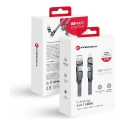 Forcell F-Energy C241 4-in-1 tiedonsiirto- ja latauskaapeli | USB-C - USB-A, USB-C, Lightning | QC, PD | 60W | 1m | hopea Forcell F-Energy C241 4-in-1 tiedonsiirto- ja latauskaapeli | USB-C - USB-A, USB-C, Lightning | QC, PD | 60W | 1m | hopea