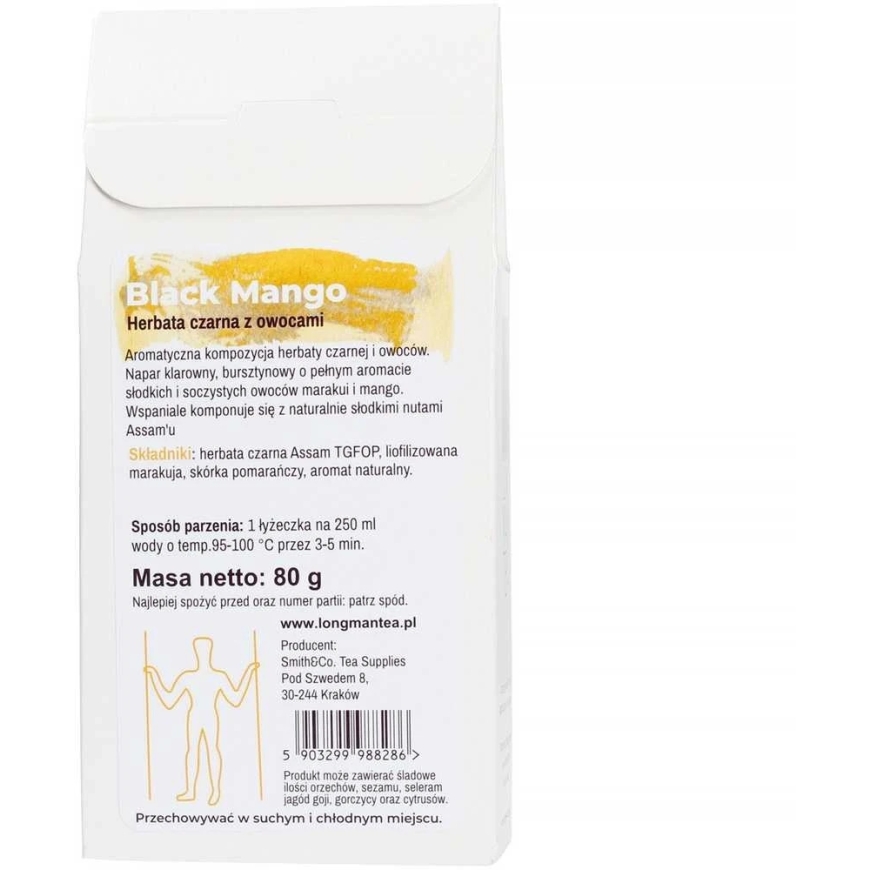 Long Man tējas Long Man tēja - Melnais Mangos - Brīvi plūstoša tēja - 80g – 5