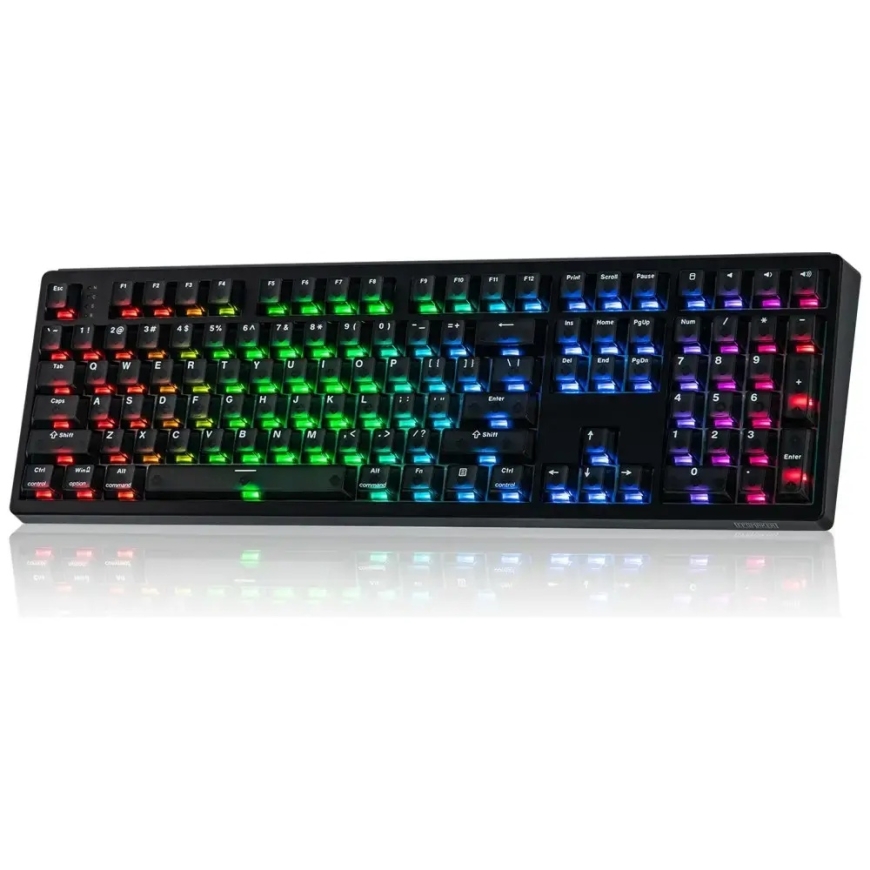 Mechanical keyboard Epomaker HE108 Jade HE Switch black-creamy – 3