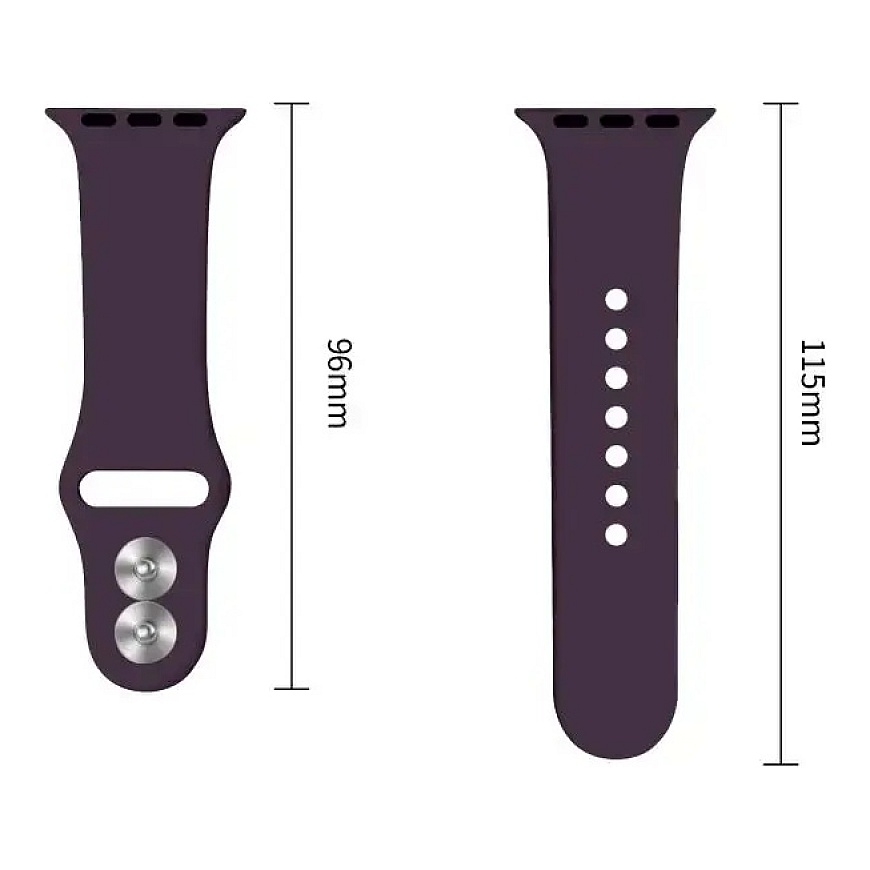 TECH-PROTECT СИЛИКОНОВЫЙ APPLE WATCH 8 / 9 / 10 / 11 / 12 / SE (40 / 41 / 42 ММ) ГЛУБОКИЙ БОРДОВЫЙ – 3