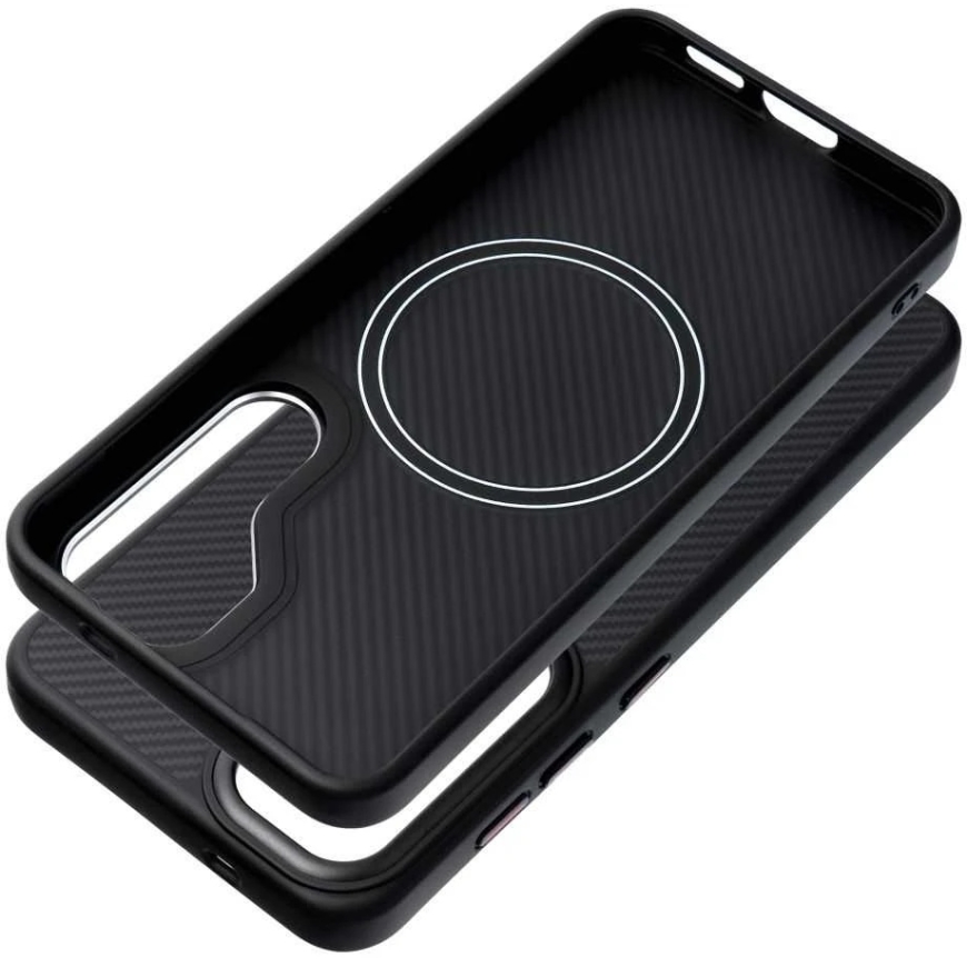 Oem Dėklas na Samsung S26 Carbon Elite Mag Cover zgodne su MagSafe juoda – 4