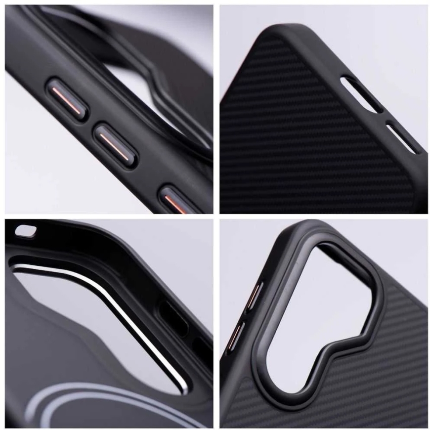 OEM maciņš Samsung S26 Carbon Elite Mag Cover saderīgs ar MagSafe melns – 5