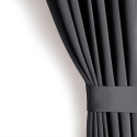 CLASSIC RESTILO užuolaida BLACKOUT plieno spalvos, lygi, klasikinė, su užuolaidų surišikliais, klasikinio stiliaus, daugiafunkcė CLASSIC RESTILO užuolaida BLACKOUT plieno spalvos, lygi, klasikinė, su užuolaidų surišikliais, klasikinio stiliaus, daugiafunkcė