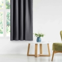CLASSIC RESTILO blackout aizkars tērauda krāsā, gluds, klasiskā, ar aizkaru saites, klasiskā stilā, daudzfunkcionāls, ar aukliņu CLASSIC RESTILO blackout aizkars tērauda krāsā, gluds, klasiskā, ar aizkaru saites, klasiskā stilā, daudzfunkcionāls, ar aukliņu
