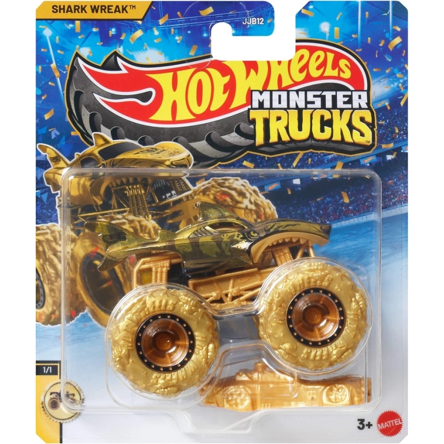 Mattel HW Монстр-трак Shark Wreak 1:64 JJB12 /8 – 3