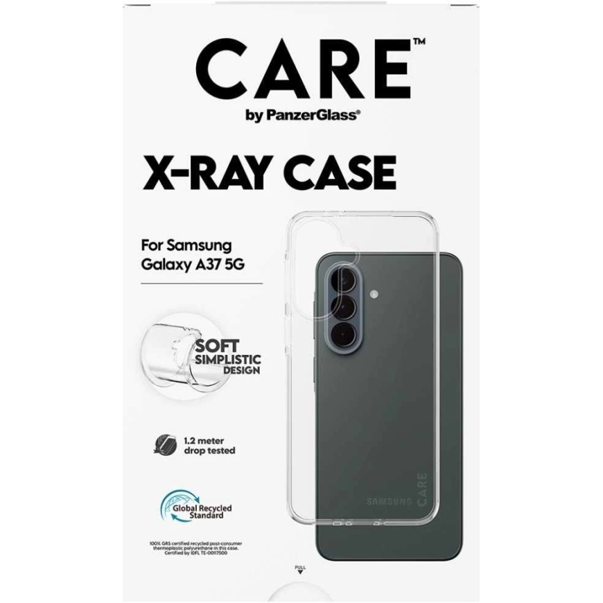 Panzer Glass Karp CARE by PanzerGlass Fashion X-Ray Samsung Galaxy A37 5G jaoks läbipaistev – 3