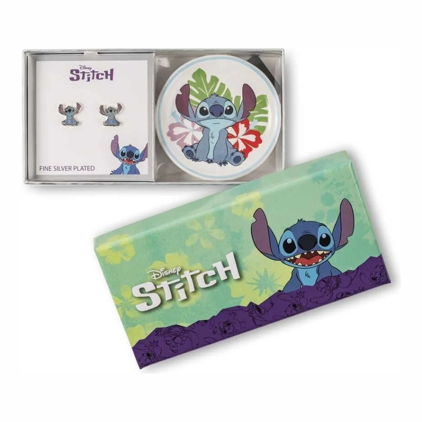Peers Hardy Disney Stitch earrings + jewellery plate – 3