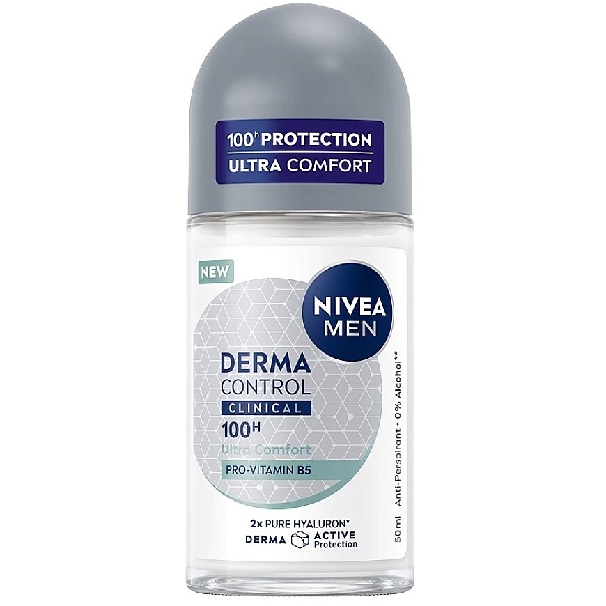 Nivea Men Derma Control Clinical Ultra Comfort Antiperspirant with Fragrance 50 ml