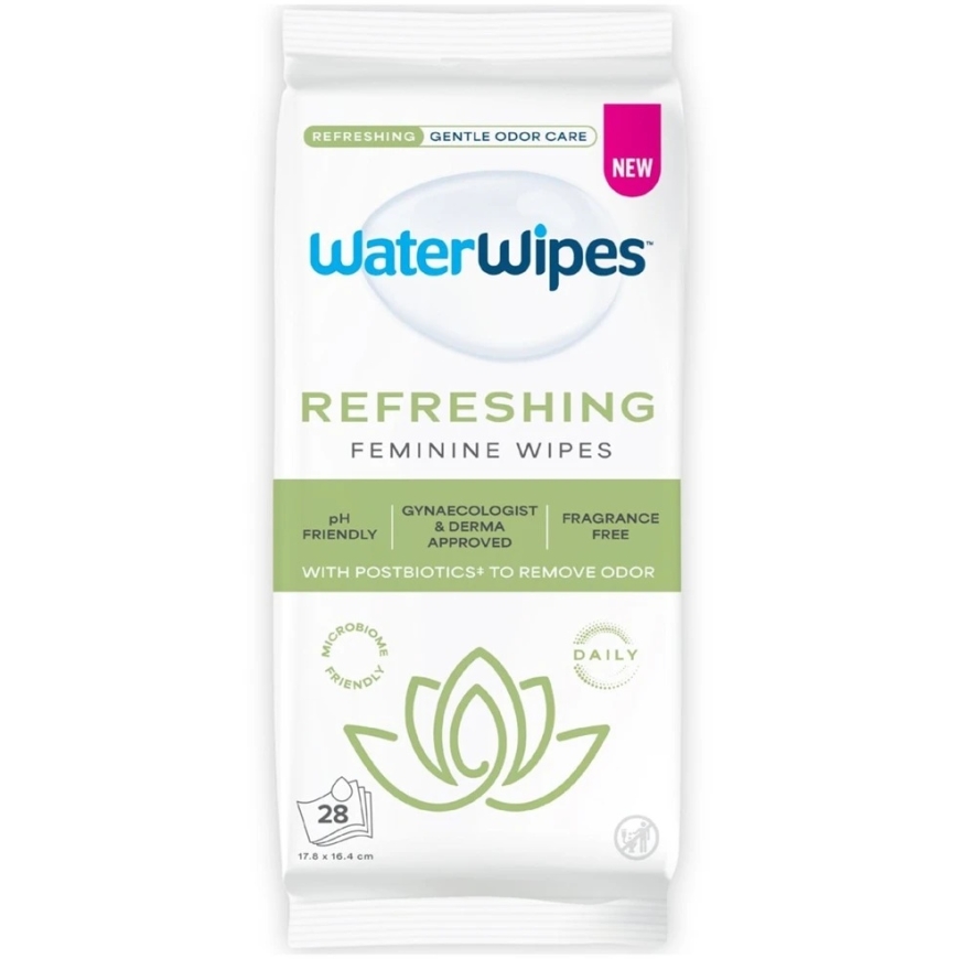Cashmir WATER WIPES Raikastavat naisten intiimihygieniasiveltimet, 28 kpl