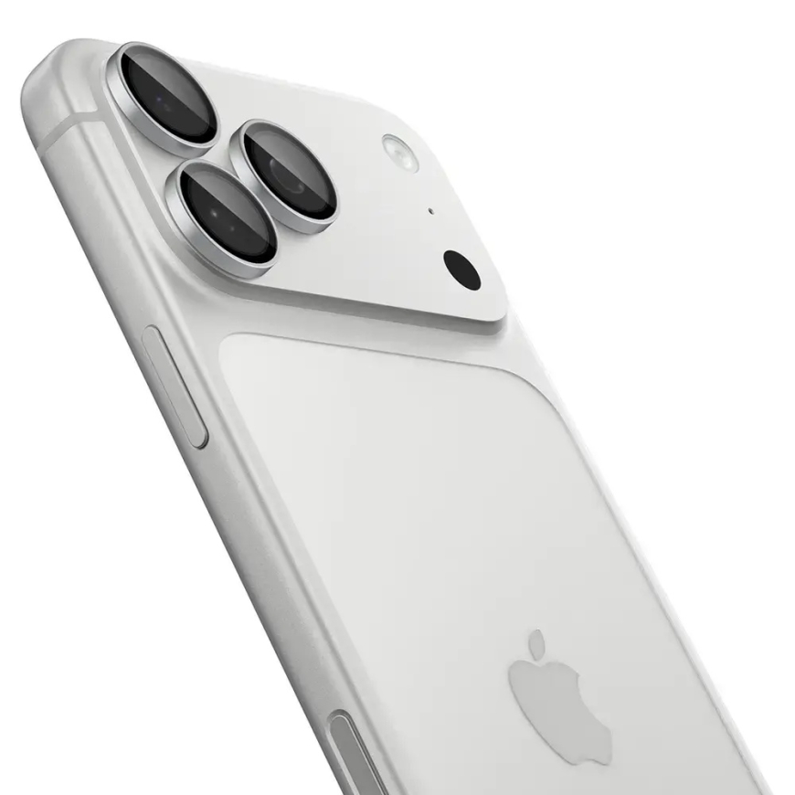 Spigen Glas.tR EZ Fit Optik Pro kameras aizsargstikls telefonam iPhone 18 Pro | iPhone 18 Pro Max sudraba krāsā ar uzstādīšanas