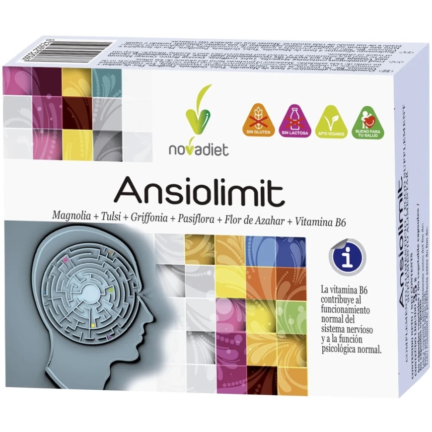 "Novadiet Ansiolimit" 60 kapsulas – 2