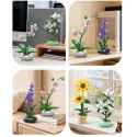 CaDA Būvbloku komplekts Ziedi Saulespuķe podā 27 cm C59030W 187 dienas CaDA Būvbloku komplekts Ziedi Saulespuķe podā 27 cm C59030W 187 dienas