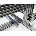 Drill Oem Aluminum Profile V-SLOT 2040 - 1500mm length Drill Oem Aluminum Profile V-SLOT 2040 - 1500mm length