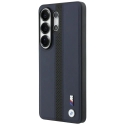 BMW Perforated Stripe Logo maciņš ar MagSafe atbalstu telefonam Samsung Galaxy S26 Ultra (S948) tumši zils