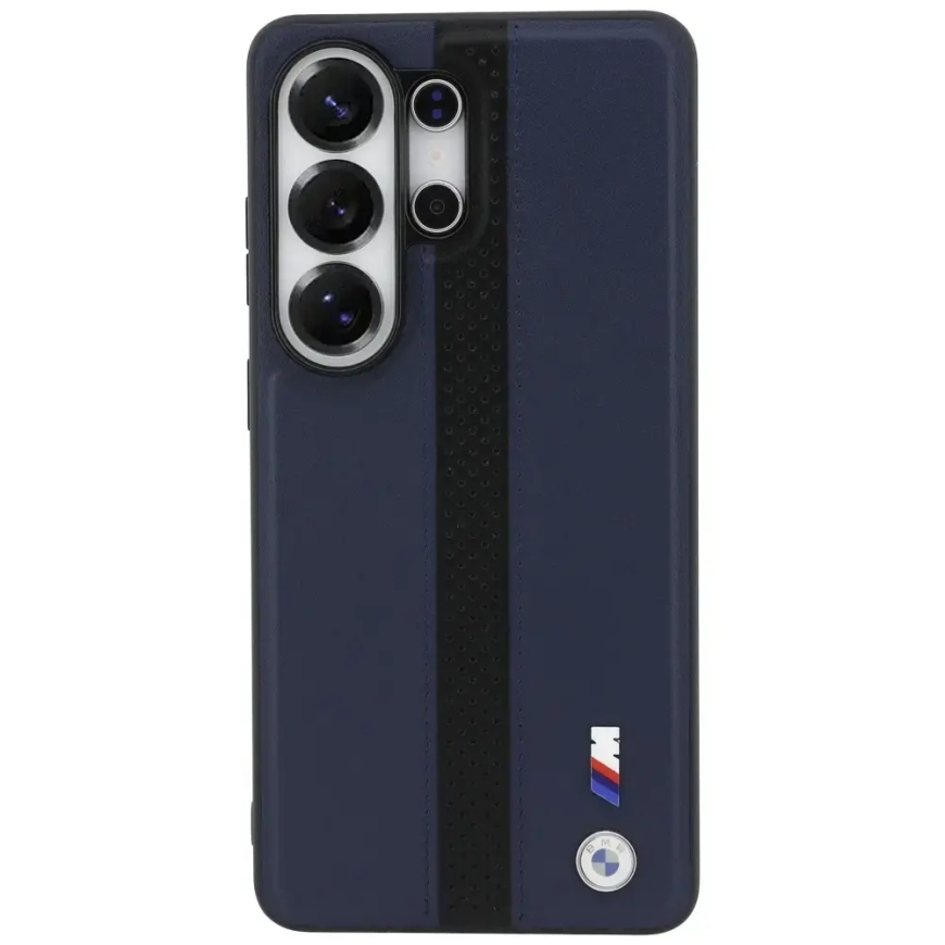 BMW Reikäkuvioitu Stripe-logo puhelinsuojus MagSafe-tuen kanssa Samsung Galaxy S26 Ultra (S948) merensininen – 3