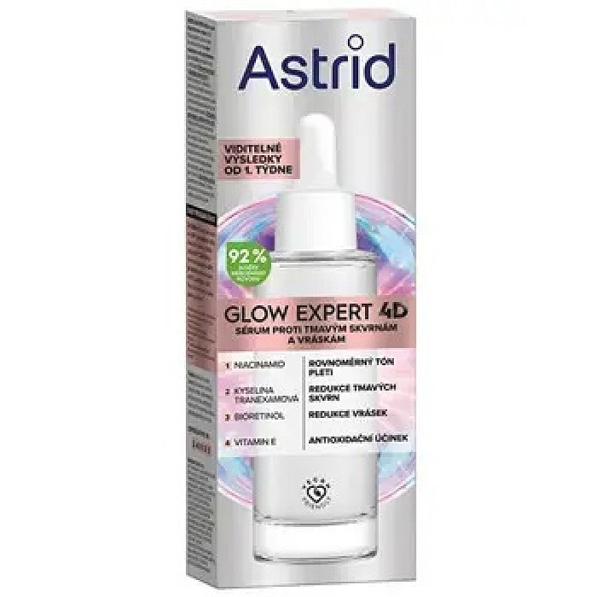 Astrid Glow Expert serums - Serums pret tumšām plankumiem un grumbām 30 ml